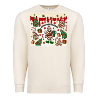 Sandshell Boojee Christmas cake Premium Sweatshirt - MaliasSmallBusiness