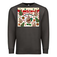 Smoke Boojee Christmas cake Premium Sweatshirt - MaliasSmallBusiness