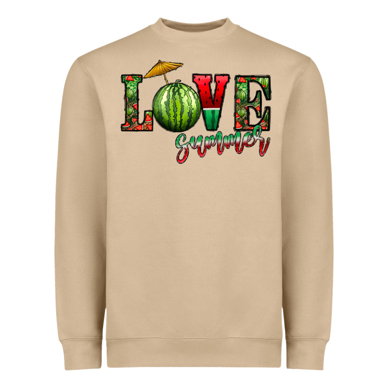 Love Summer Heavyweight Sweatshirt by CowhideDigitalArt | Teevron