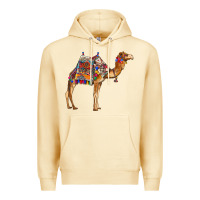 Pina Colada camel with colorful saddle Premium Hoodie - BarkalooDesign
