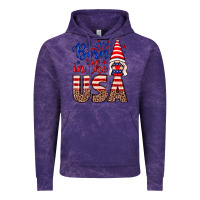 Cloud Purple Born in the USA gnome Vintage Hoodie - Neo Western