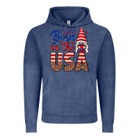 Vintage Denim Born in the USA gnome Vintage Hoodie - Neo Western