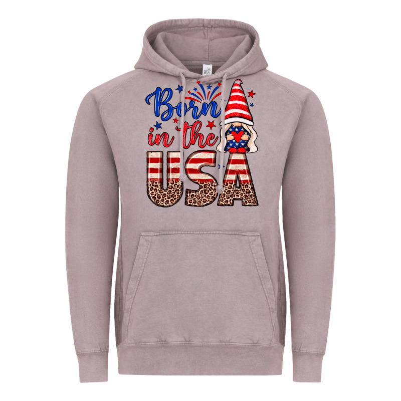 Born In The Usa Gnome Vintage Hoodie by Neo Western | Teevron