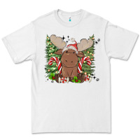 White christmas reindeer Premium Tee - MaliasSmallBusiness