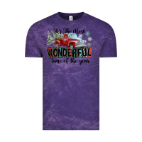Cloud Purple It's The Most Wonderful Time Of The Year Vintage Tee - FaDigitalArtStudio