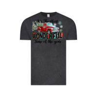 Vintage Black It's The Most Wonderful Time Of The Year Vintage Tee - FaDigitalArtStudio