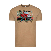 Vintage Coffee It's The Most Wonderful Time Of The Year Vintage Tee - FaDigitalArtStudio