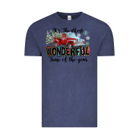 Vintage Denim It's The Most Wonderful Time Of The Year Vintage Tee - FaDigitalArtStudio