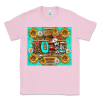 Bubblegum Pink sunflower and daisy nurse tumbler Classic Tee - BundleAndBundleShop