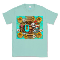 Seafoam sunflower and daisy nurse tumbler Classic Tee - BundleAndBundleShop