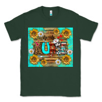 Sports Green sunflower and daisy nurse tumbler Classic Tee - BundleAndBundleShop