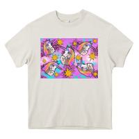 Cream unicorn Heavy Core Tee - Artiststas