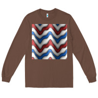 Chestnut 4th july stripes seamless pattern Long Sleeve Tee - BundleAndBundleShop