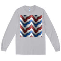 Moon Dust 4th july stripes seamless pattern Long Sleeve Tee - BundleAndBundleShop