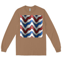 Toasted Coconut 4th july stripes seamless pattern Long Sleeve Tee - BundleAndBundleShop