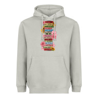 Moon Dust floral books Heavyweight Hoodie - MaliasSmallBusiness