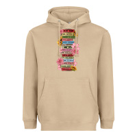 Mushroom floral books Heavyweight Hoodie - MaliasSmallBusiness