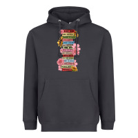 Smoke floral books Heavyweight Hoodie - MaliasSmallBusiness
