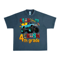 Midnight Navy ready to school crush 4th grade Urban Heavy Tee - AdoDesignShop