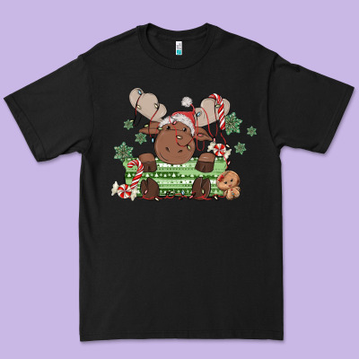 Premium Tee christmas reindeer