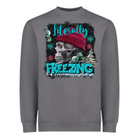 Storm literally freezing skull Heavyweight Sweatshirt - FaDigitalArtStudio