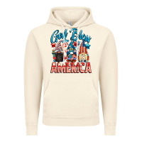 Vintage Artic God blessed America gnomes 4th of July Vintage Hoodie - CowGirlArtShop