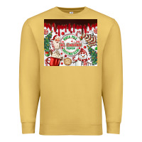 Antique Gold christmas hot chocolate Premium Sweatshirt - MaliasSmallBusiness