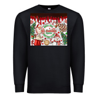 Black christmas hot chocolate Premium Sweatshirt - MaliasSmallBusiness