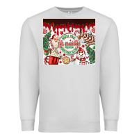 Dove Grey christmas hot chocolate Premium Sweatshirt - MaliasSmallBusiness