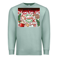 Seafoam christmas hot chocolate Premium Sweatshirt - MaliasSmallBusiness