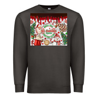 Smoke christmas hot chocolate Premium Sweatshirt - MaliasSmallBusiness