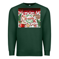 Sports Green christmas hot chocolate Premium Sweatshirt - MaliasSmallBusiness