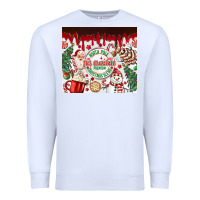 White christmas hot chocolate Premium Sweatshirt - MaliasSmallBusiness