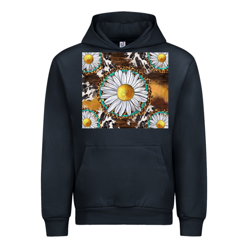 Western Daisy And Cowhide Tumbler Tbs Urban Hoodie by TumblerDesignByShophia | Teevron