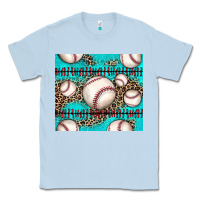Dusty Blue baseball Classic Tee - JahusDesignShop