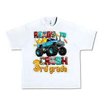 White ready to school crush 3rd grade Urban Heavy Tee - AdoDesignShop