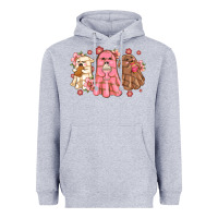 Heather Grey mexican desert ghosts Heavyweight Hoodie - MaliasSmallBusiness