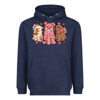 Navy mexican desert ghosts Heavyweight Hoodie - MaliasSmallBusiness