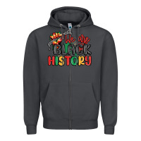 Smoke we are black history Zipper Hoodie - MaliasSmallBusiness