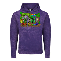 Cloud Purple home sweet home Vintage Hoodie - FaDigitalArtStudio