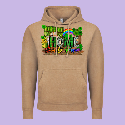 Home Sweet Home Vintage Hoodie Designed By Fadigitalartstudio