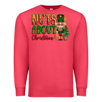 Cardinal Nuts about Christmas Nutcracker Premium Sweatshirt - NancyCooperArtShop