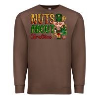 Chestnut Nuts about Christmas Nutcracker Premium Sweatshirt - NancyCooperArtShop