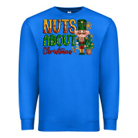 True Royal Nuts about Christmas Nutcracker Premium Sweatshirt - NancyCooperArtShop