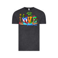Vintage Black love puerto rico Vintage Tee - AdoDesignShop