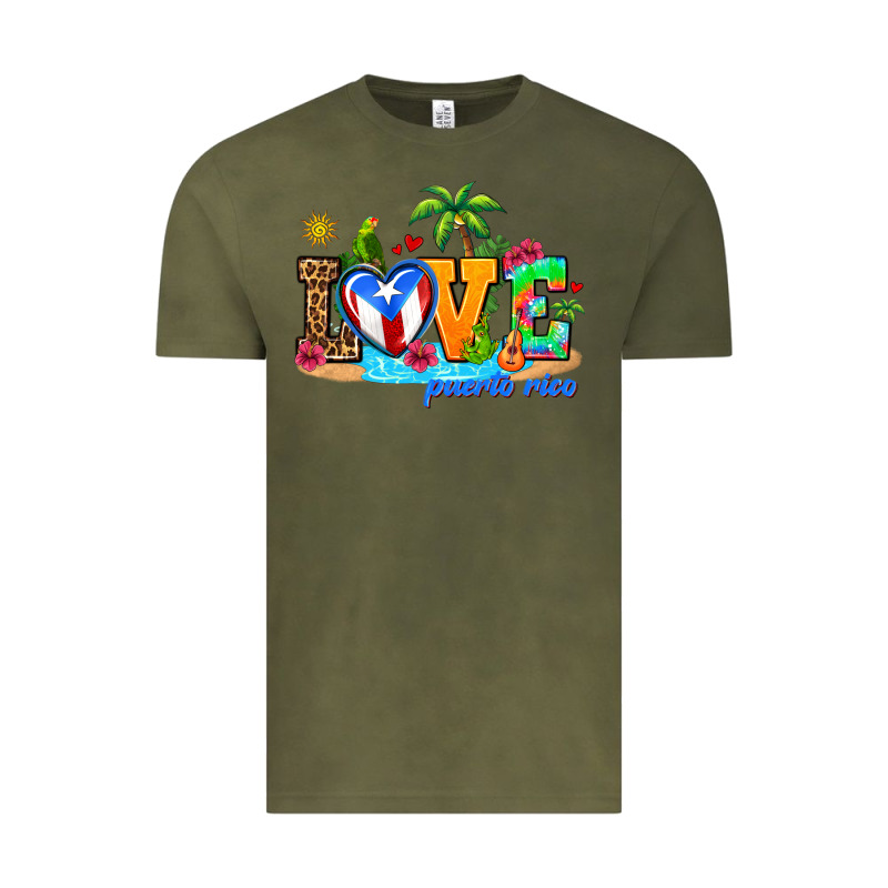 Love Puerto Rico Vintage Tee by AdoDesignShop | Teevron