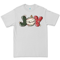 Dove Grey joy to the world Premium Tee - MaliasSmallBusiness
