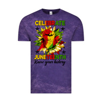 Cloud Purple celebrate juneteenth know your history Vintage Tee - HRA Design Shop