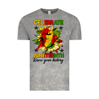Cloud Rock celebrate juneteenth know your history Vintage Tee - HRA Design Shop