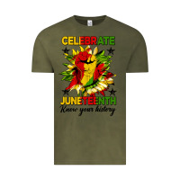 Vintage Olive celebrate juneteenth know your history Vintage Tee - HRA Design Shop